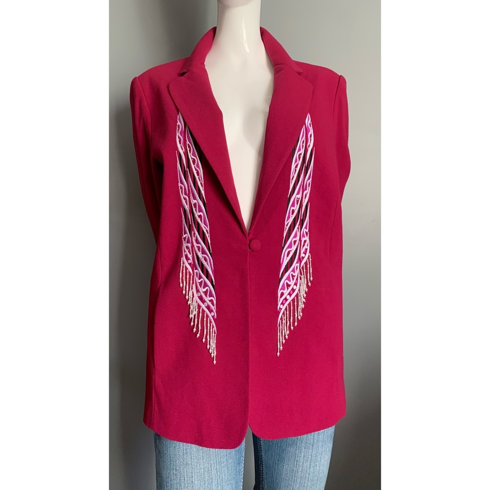 Bob Mackie : beaded embroidered blazer
